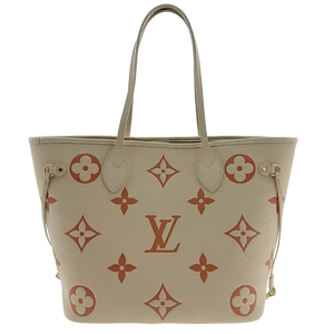 Louis Vuitton Neverfull MM Lederen riemen Rose Trianon M21579