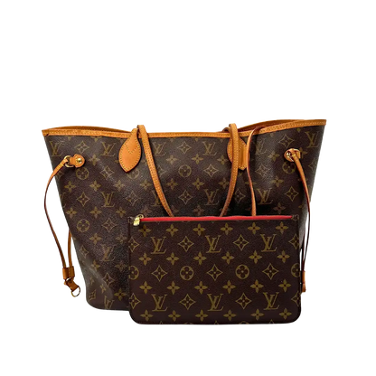 Louis Vuitton Neverfull MM Pivoine Monogram Canvas / gut Louis Vuitton