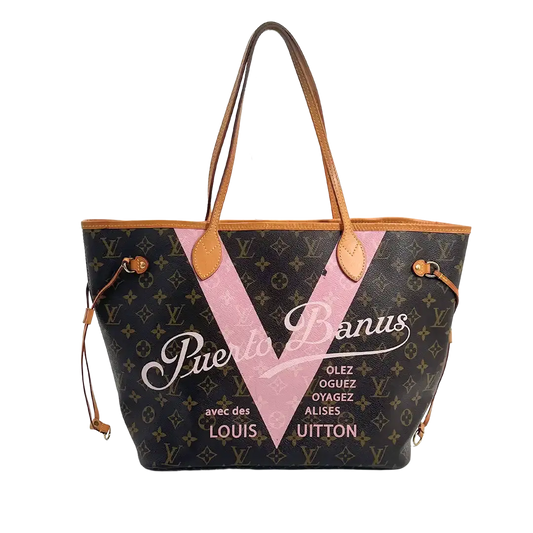 Louis Vuitton Neverfull MM Puerto Banus Monogram Canvas M41613 / gut Louis Vuitton