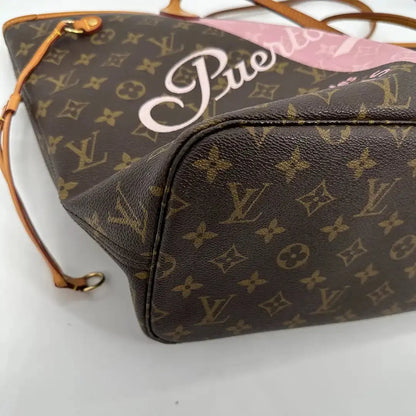 Louis Vuitton Neverfull MM Puerto Banus Monogram Canvas M41613 / gut Louis Vuitton