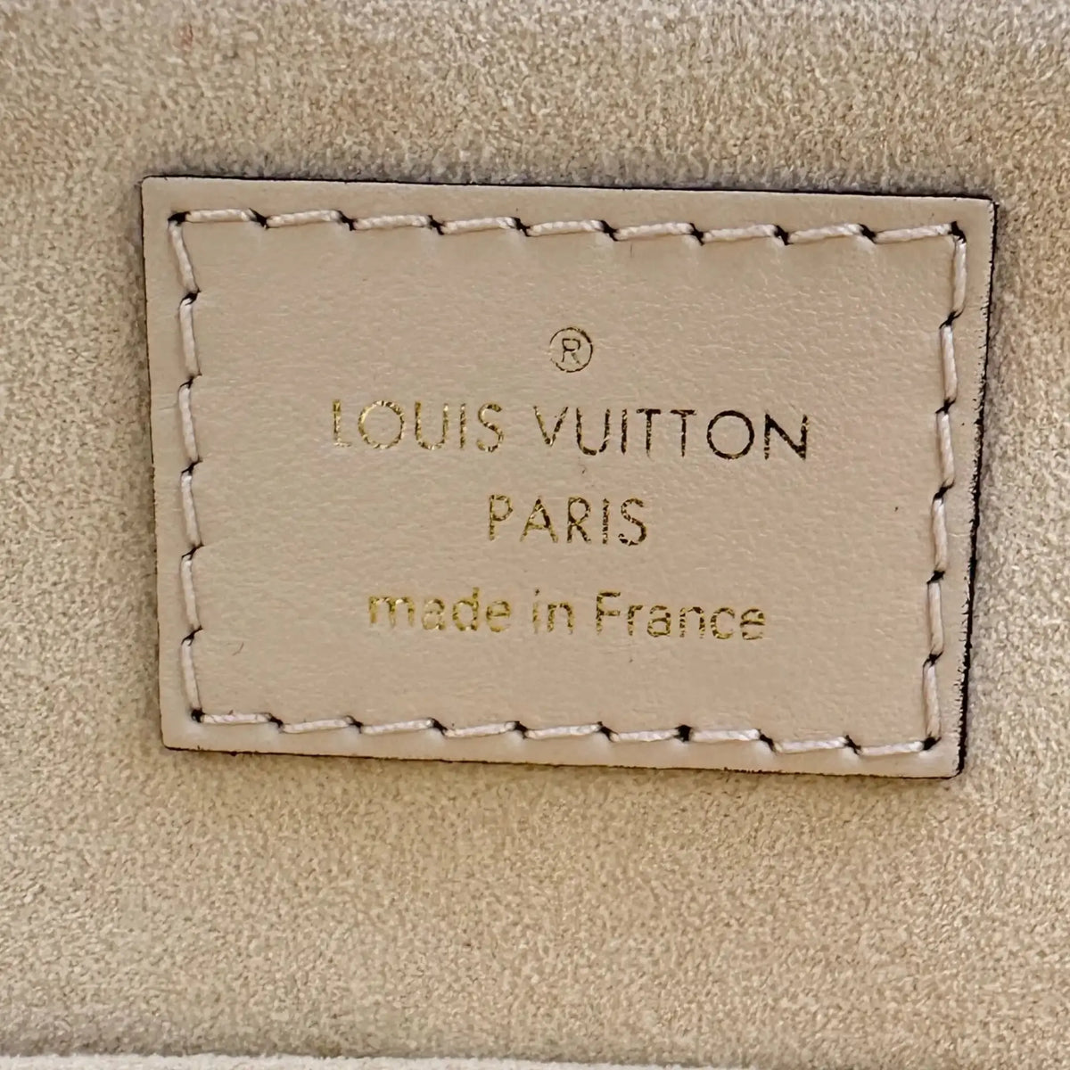 Louis Vuitton Onthego MM mittelgroß  Creme Empreinte Leder Fullset / sehr gut Louis Vuitton