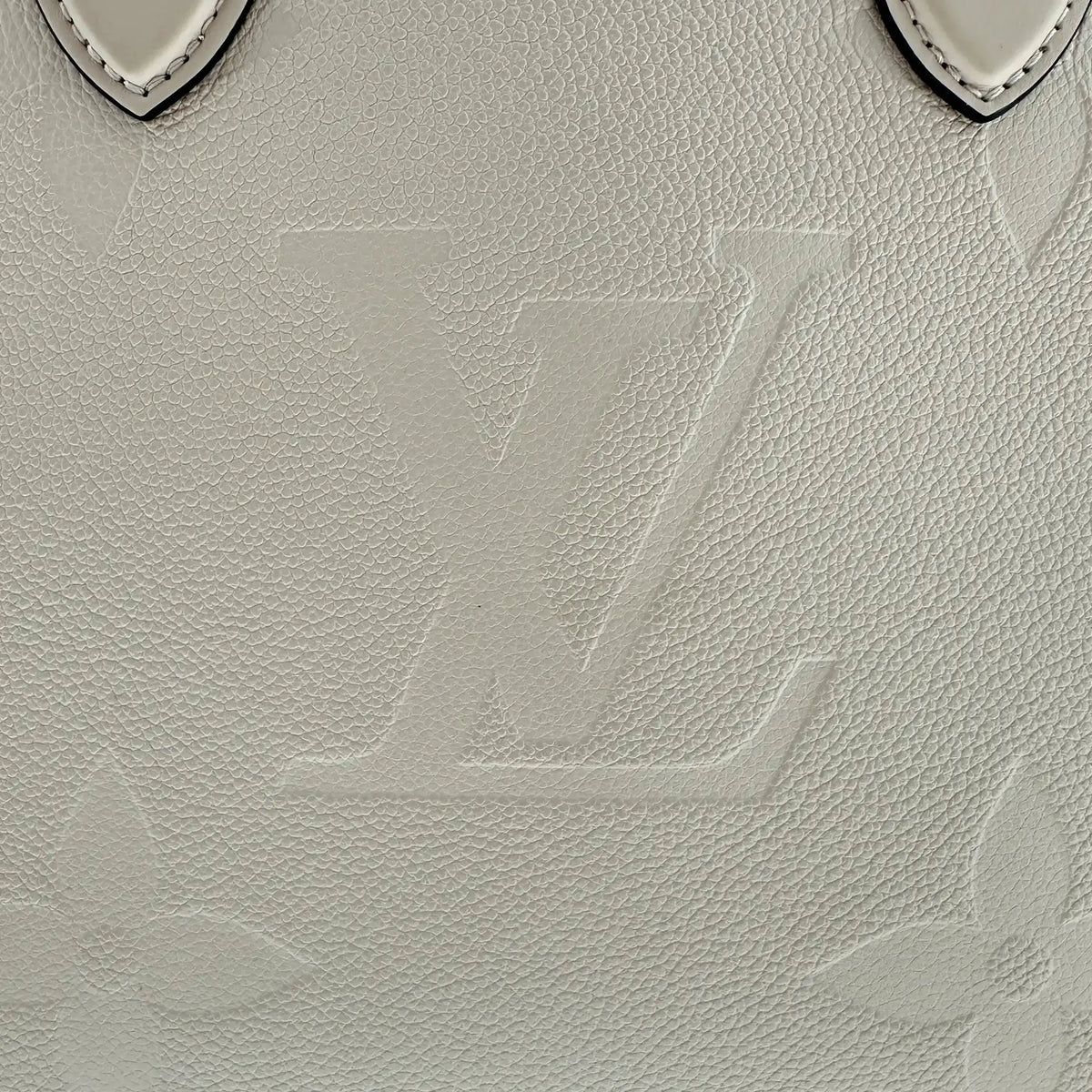 Louis Vuitton Onthego MM mittelgroß  Creme Empreinte Leder Fullset / sehr gut Louis Vuitton