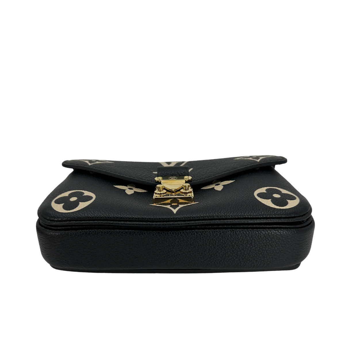 Louis Vuitton Pochette Métis East West Empreinte Leder schwarz / beige M46596 Fullset / neuwertig Louis Vuitton