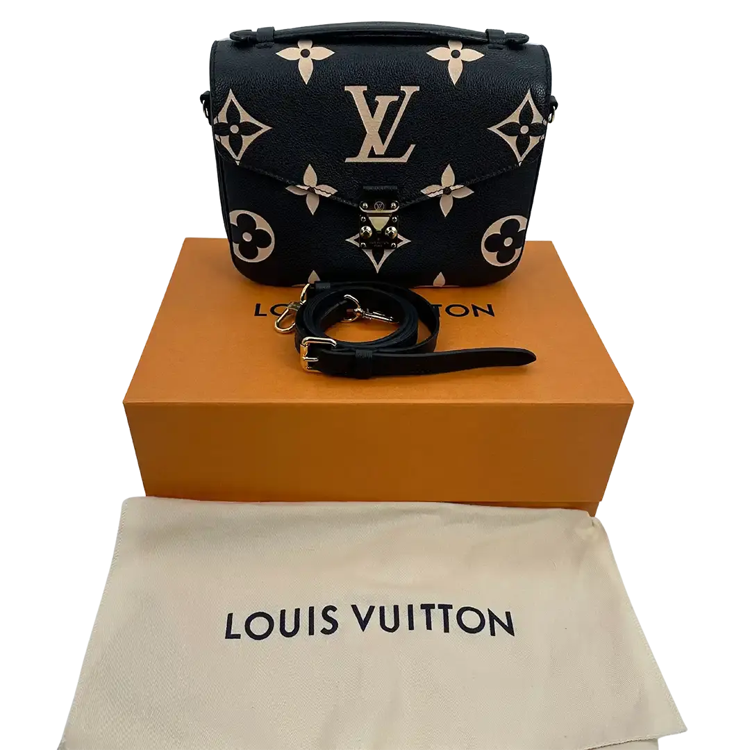 Louis Vuitton Pochette Métis Empreinte Leder Bicolor M45773 Fullset / sehr gut Louis Vuitton