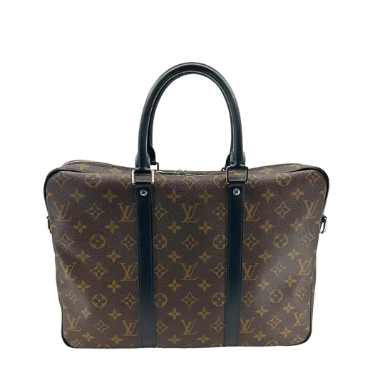 Louis Vuitton Porte Documents Voyage PM braun M52005  / sehr gut Louis Vuitton