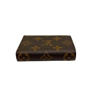 Louis Vuitton Portefeuille Helene Geldbörse Monogram Canvas / gut - Echtheitscheck