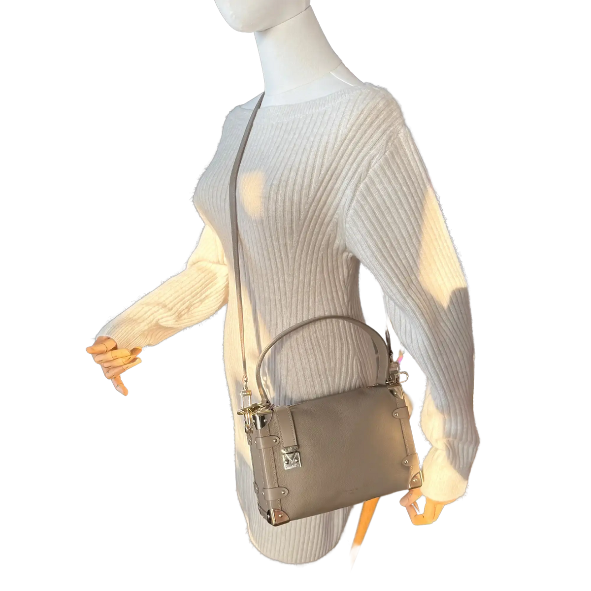Louis Vuitton Side Trunk MM M25072 Taupe Fullset / sehr gut Louis Vuitton