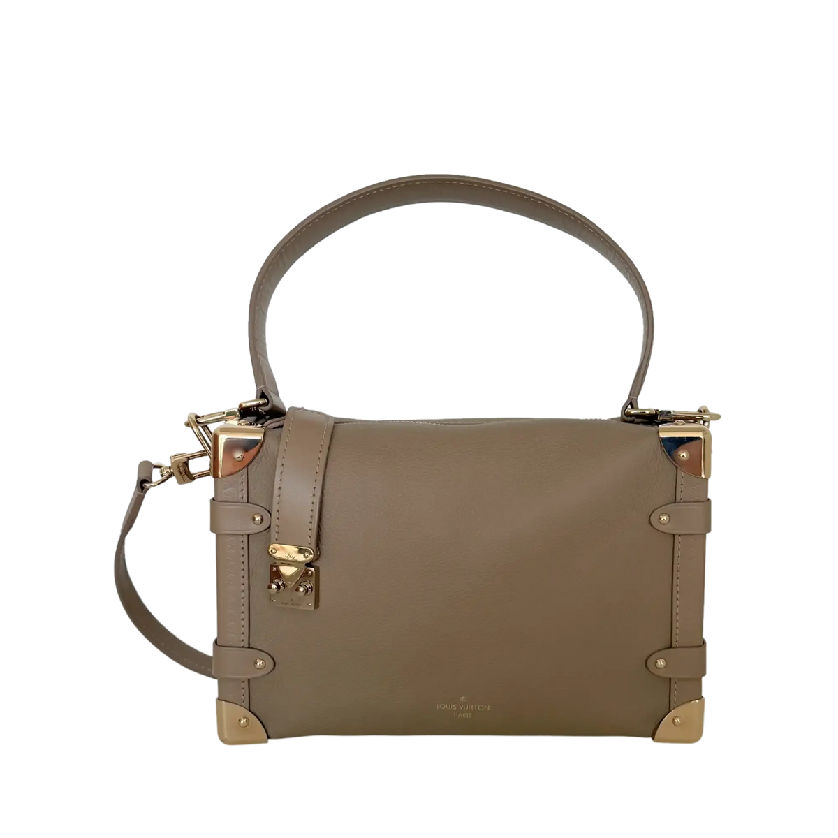 Louis Vuitton Side Trunk MM M25072 Taupe Fullset / sehr gut Louis Vuitton