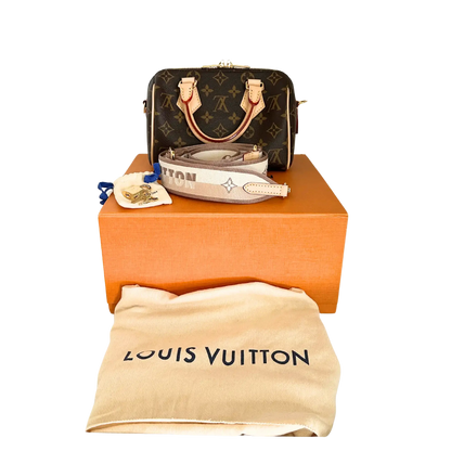 Louis Vuitton Speedy 20 mit Schulterriemen Monogram M46222 / ungetragen Louis Vuitton