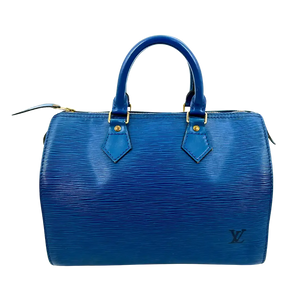 Louis Vuitton Speedy 25 Epi leer Toledo blauw