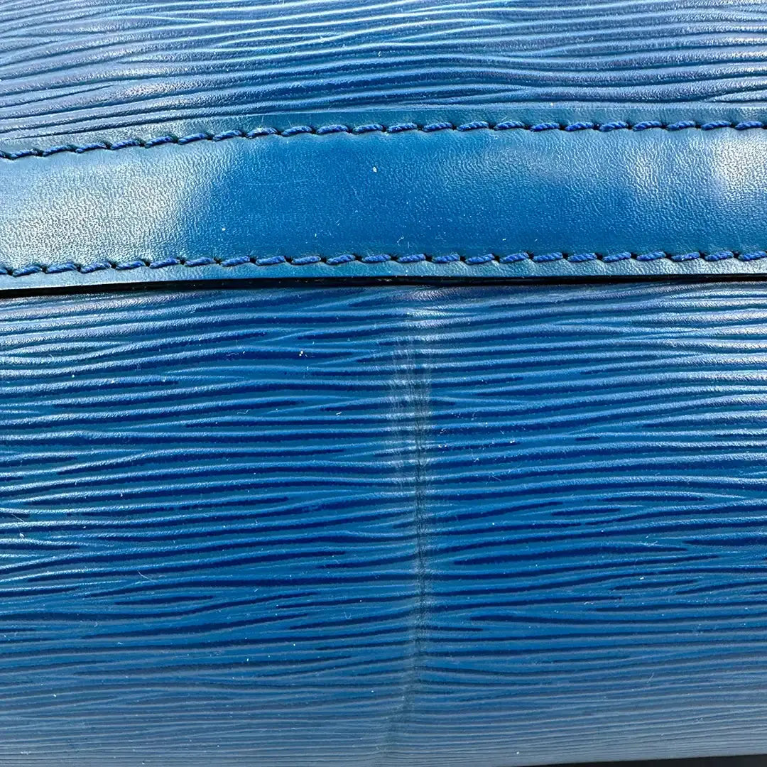Louis Vuitton Speedy 25 Epi Leder Toledo blau / akzeptabel Louis Vuitton