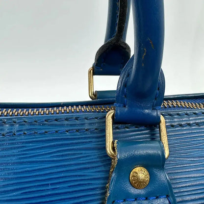 Louis Vuitton Speedy 25 Epi Leder Toledo blau / akzeptabel Louis Vuitton