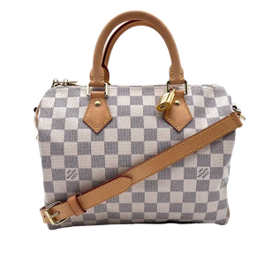 Louis Vuitton Speedy 25 met schouderband Damier Azur Canvas 2022
