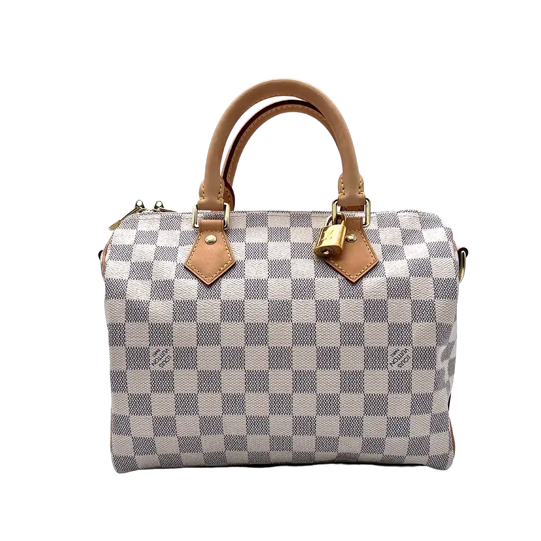 Louis Vuitton Speedy 25 Damier Azur hinten