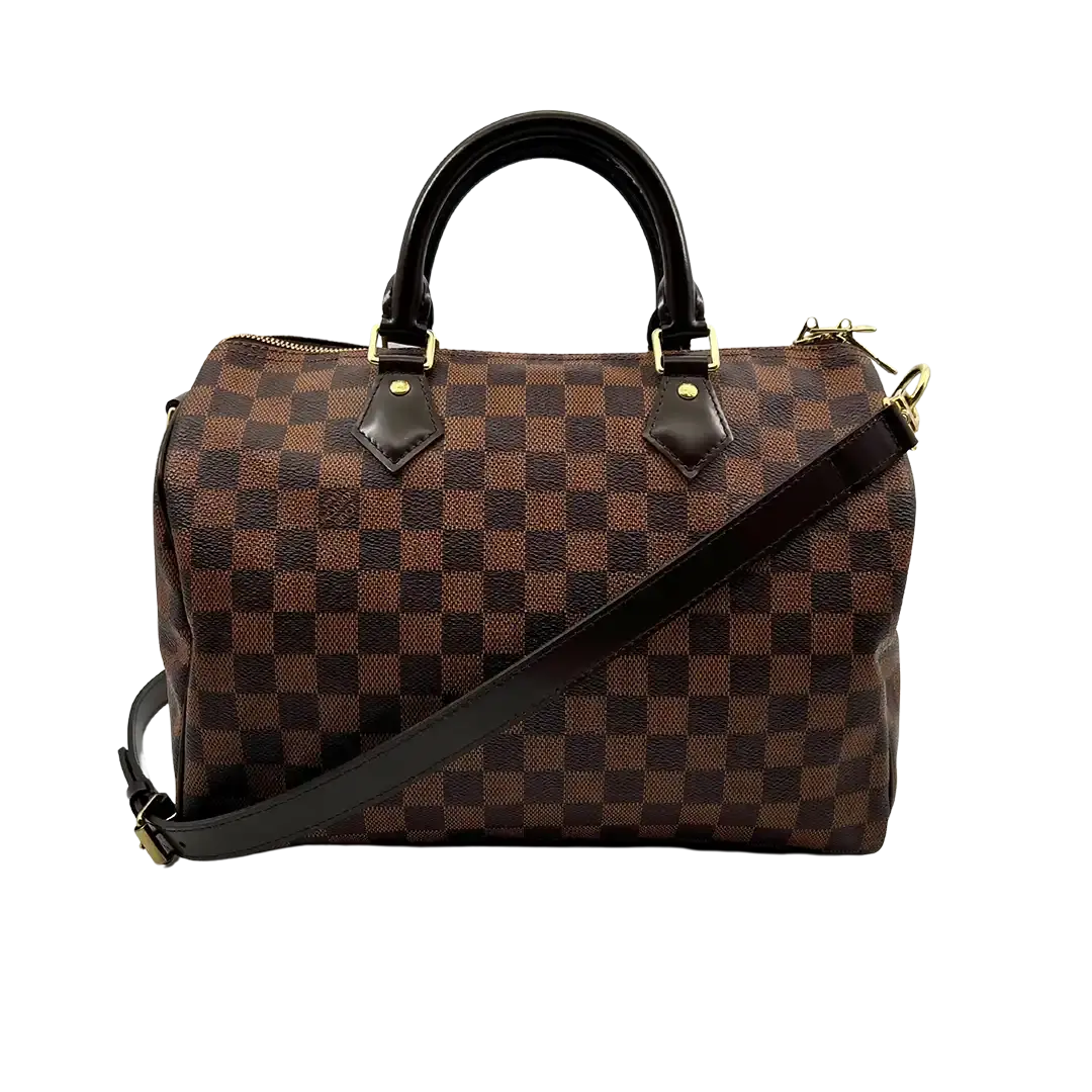 Louis Vuitton Speedy 30 Bandouliere Damier Ebene / sehr gut Louis Vuitton