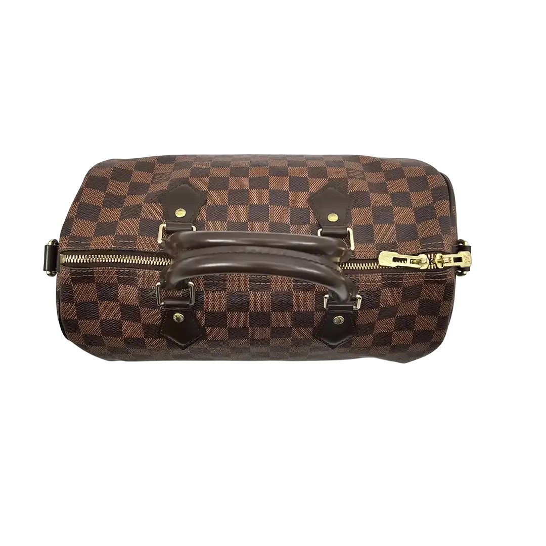 Louis Vuitton Speedy 30 Bandouliere Damier Ebene / sehr gut Louis Vuitton