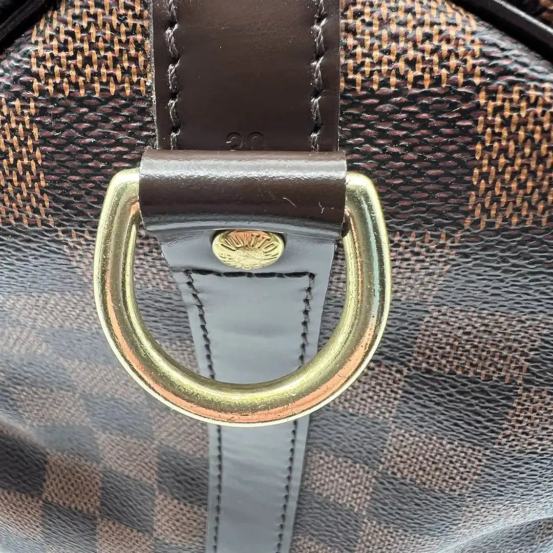 Louis Vuitton Speedy 30 Bandouliere Damier Ebene / sehr gut Louis Vuitton