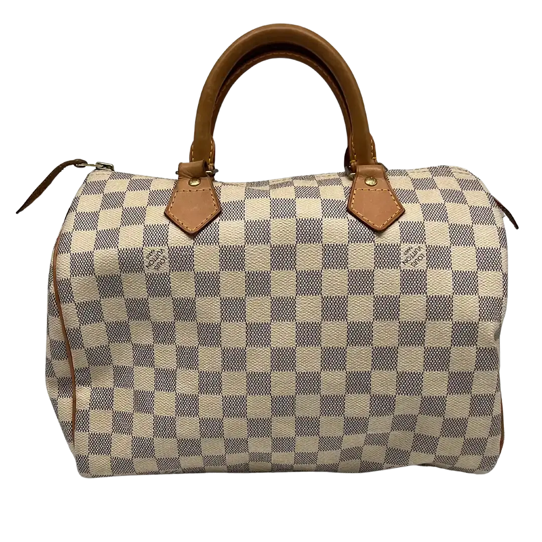 Louis Vuitton Speedy 25 Damier Azur 2011 Akzeptabel Louis Vuitton