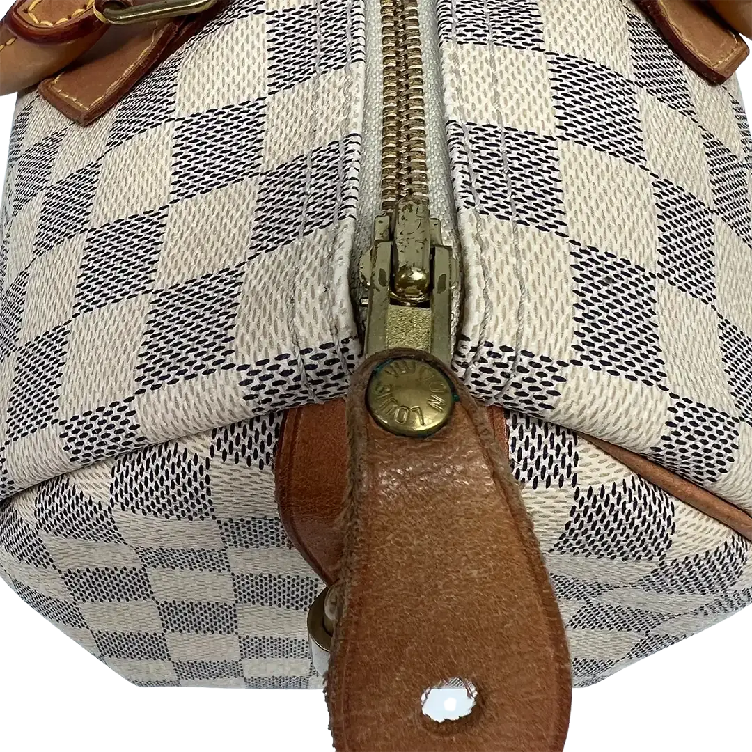 Louis Vuitton Speedy 25 Damier Azur 2011 Akzeptabel Louis Vuitton