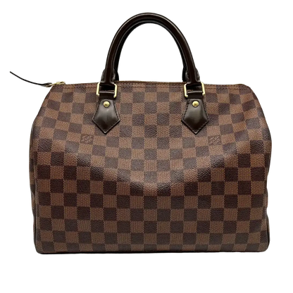 Louis Vuitton Speedy 30 Damier Ebene Canvas Tasche / sehr gut Echtheitscheck
