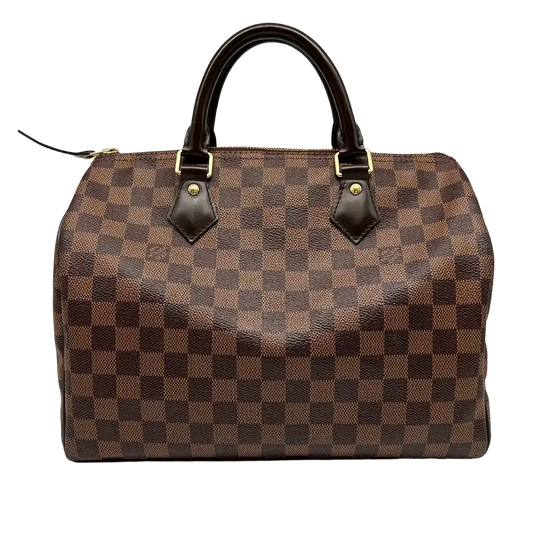 Louis Vuitton Speedy 30 Damier Ebene Canvas Tasche / sehr gut Echtheitscheck