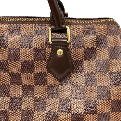 Louis Vuitton Speedy 30 Damier Ebene Canvas Tasche / sehr gut Echtheitscheck