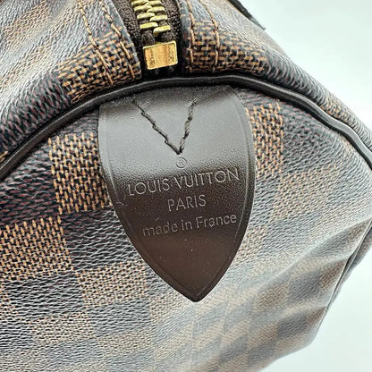 Louis Vuitton Speedy 30 Damier Ebene Hot Stamping JIL / gut Louis Vuitton