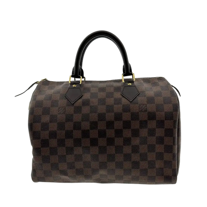 Louis Vuitton Speedy 30 Damier Ebene Hot Stamping JIL / gut Louis Vuitton