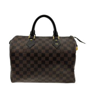 Louis Vuitton Speedy 30 Damier Ebène Hot Stamping JIL