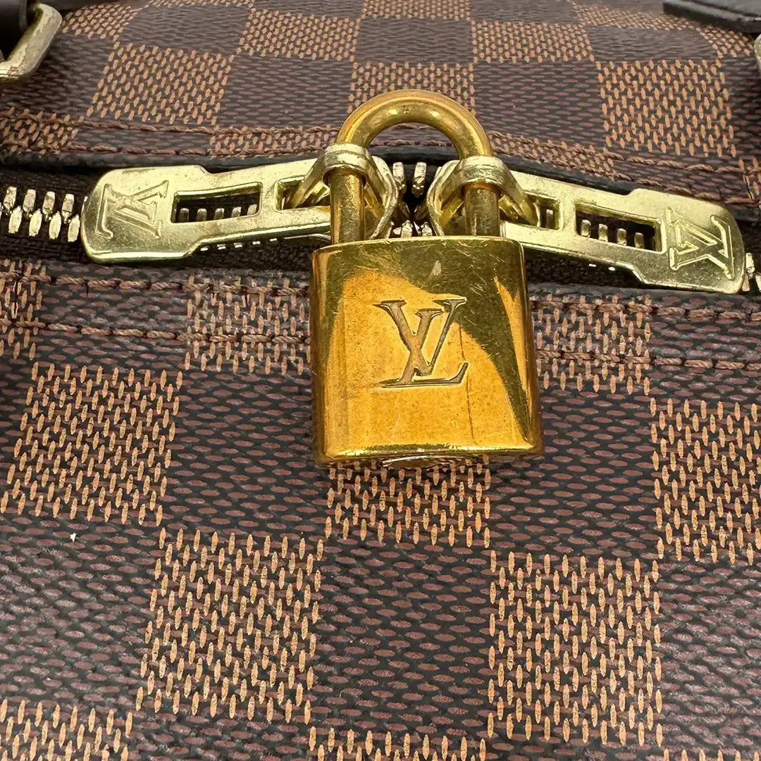 Louis Vuitton Speedy 35 Damier Ebene Bandouliere N41366 / akzeptabel Louis Vuitton