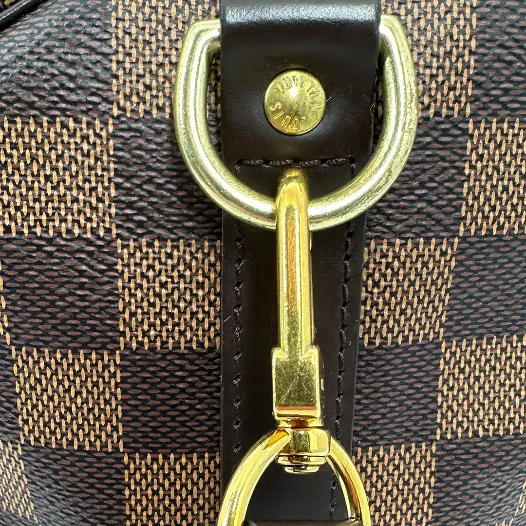 Louis Vuitton Speedy 35 Damier Ebene Bandouliere N41366 / akzeptabel Louis Vuitton
