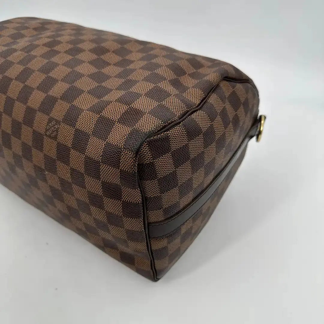 Louis Vuitton Speedy 35 Damier Ebene Bandouliere N41366 / akzeptabel Louis Vuitton