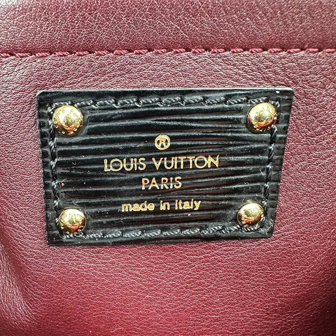 Louis Vuitton Squishy Tote Bag mit Kordelzug Monogram Vinyl rot M95257 / sehr gut Louis Vuitton