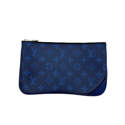 Louis Vuitton Trio Messenger Bag Taigarama Cobalt blau M30848 Fullset / neuwertig Louis Vuitton
