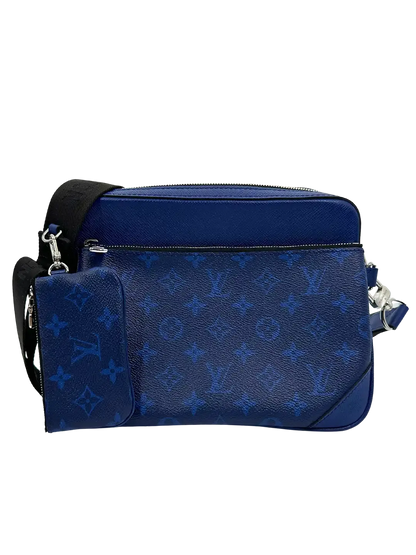 Louis Vuitton Trio Messenger Bag Taigarama Cobalt blau M30848 Fullset / neuwertig Louis Vuitton