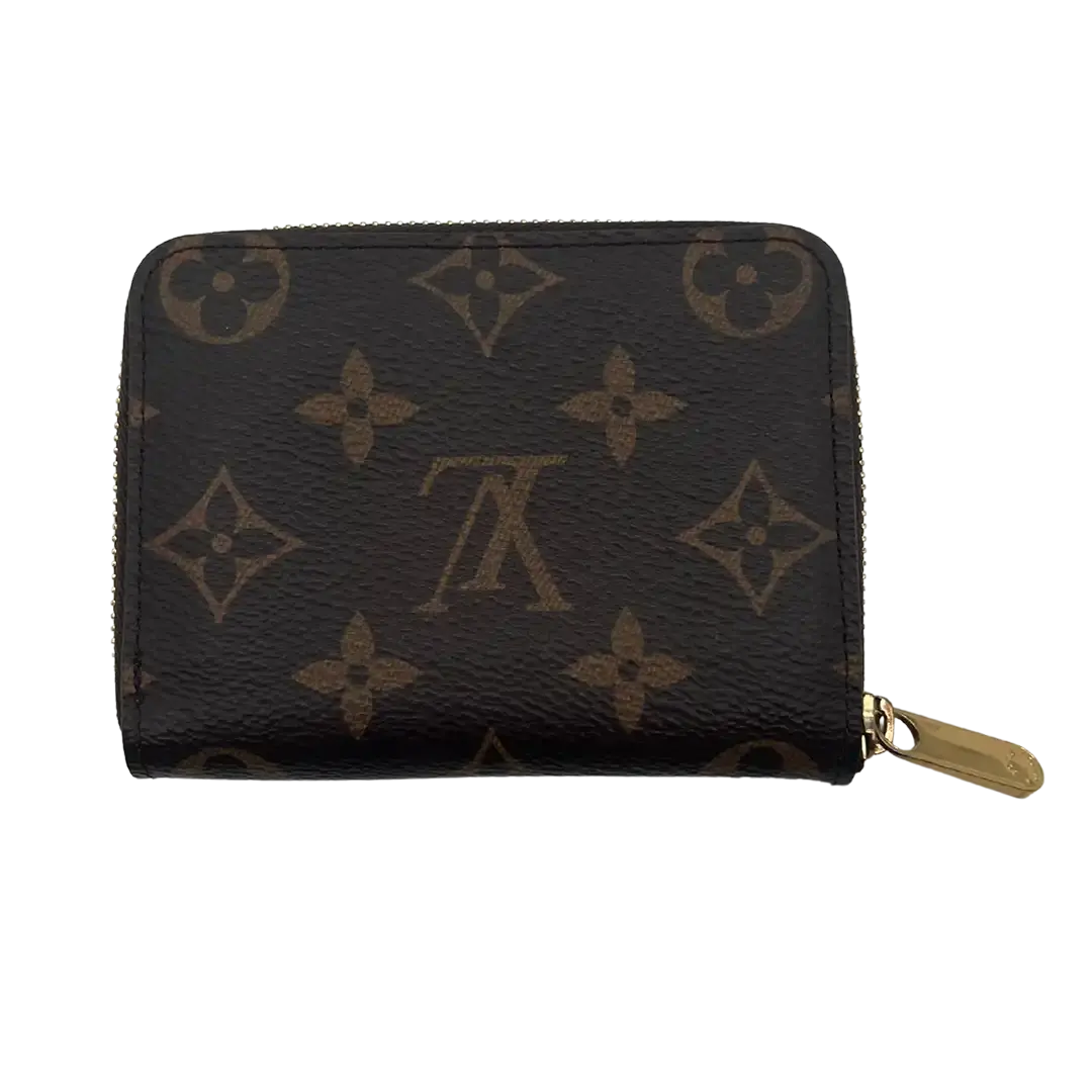 Louis Vuitton Zippy Coin Geldbeutel klein Monogram Canvas / Sehr gut Fullset Louis Vuitton