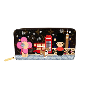 Louis Vuitton Zippy Portemonnee Monogram Vivienne Christmas Animation Londen