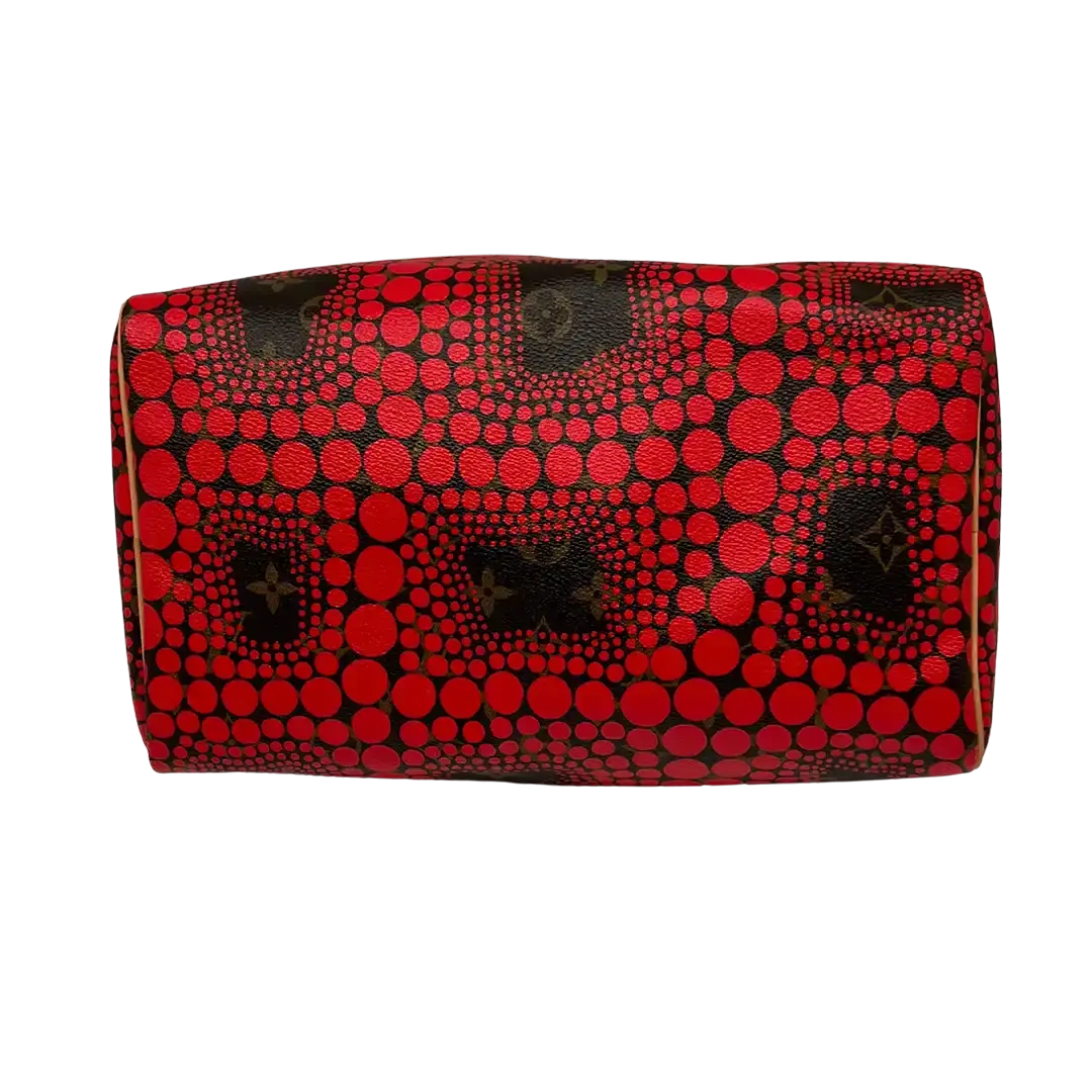 Louis Vuitton x Kusama Yayoi 2012 Limited Edition Speedy 30 rot / sehr gut Echtheitscheck