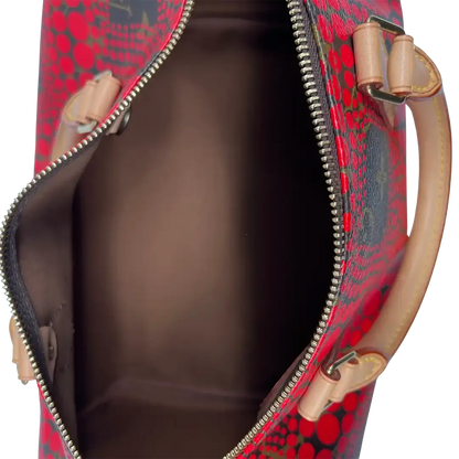 Louis Vuitton x Kusama Yayoi 2012 Limited Edition Speedy 30 rot / sehr gut Echtheitscheck