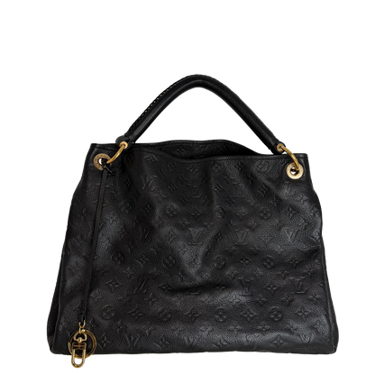 Louis Vuitton Artsy MM Empreinte Leder Schwarz GHW