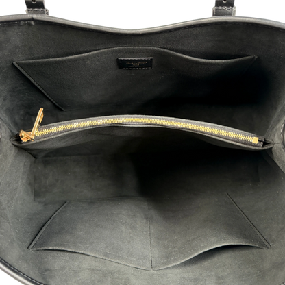 Louis Vuitton Babylone Tote MM, Innenansicht mit Reißverschlussfach und Flachtasche