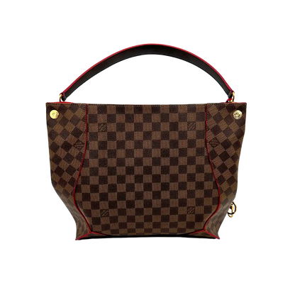 Louis Vuitton Caissa Hobo Damier Ebene Canvas Cerise Handtasche / sehr gut Louis Vuitton