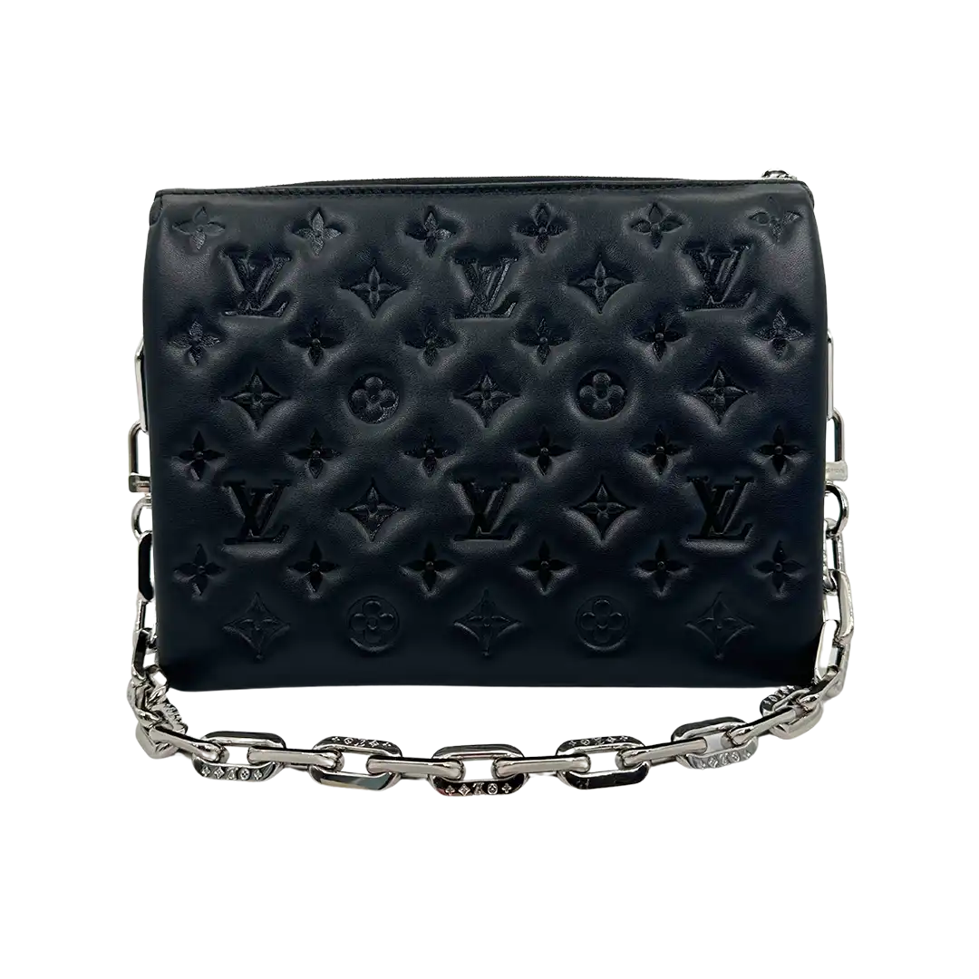 Louis Vuitton Coussin PM M23056 schwarz / silber Hardware / neuwertig Louis Vuitton