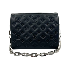 Louis Vuitton Coussin PM M23056 zwart / zilverkleurige hardware