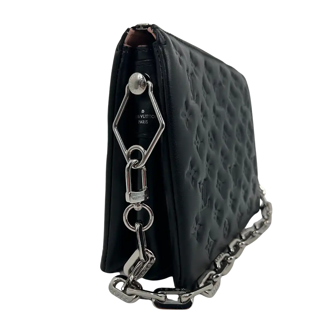 Louis Vuitton Coussin PM M23056 schwarz / silber Hardware / neuwertig Louis Vuitton