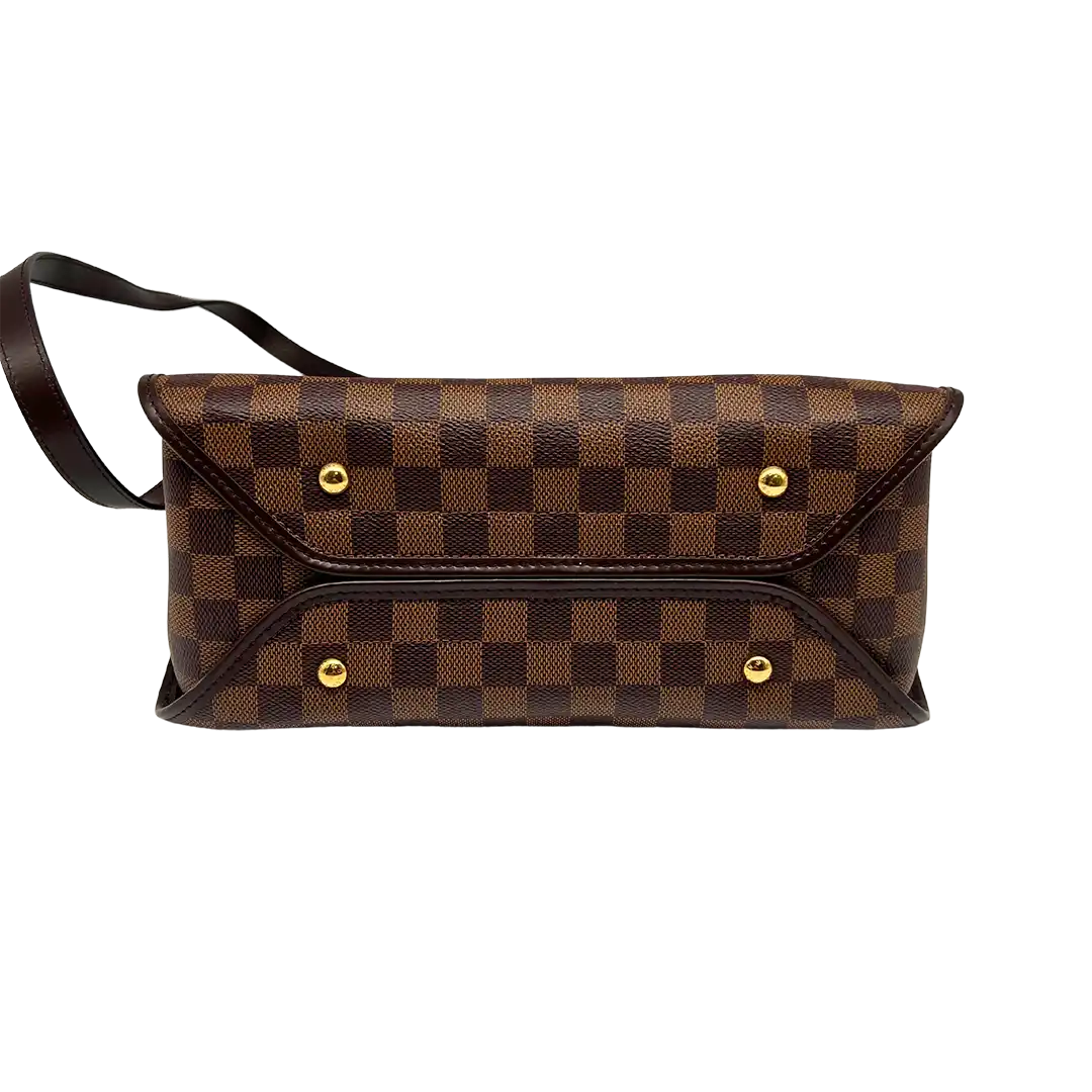 Louis Vuitton Duomo Damier Ebene Messenger Tasche braun / sehr gut Louis Vuitton