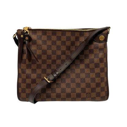Louis Vuitton Duomo Damier Ebene Messenger Tasche braun / sehr gut Louis Vuitton