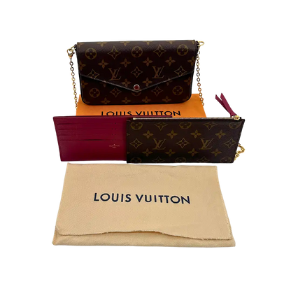 Louis Vuitton Félicie Pochette Monogram Canvas M81896 / sehr gut Louis Vuitton