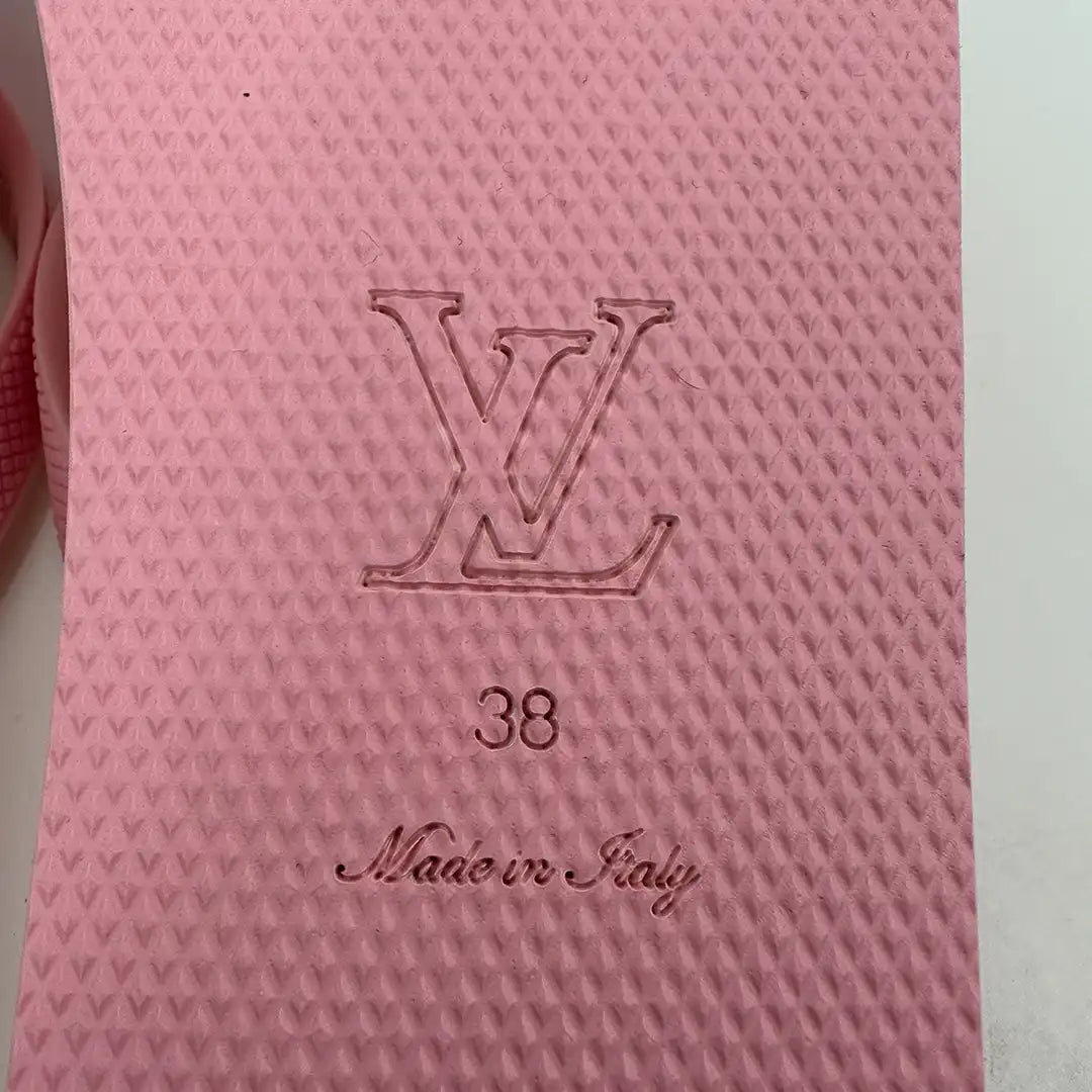 Louis Vuitton by the Pool Sunbath Flip Flops pink Größe 38 / ungetragen Louis Vuitton