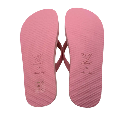 Louis Vuitton by the Pool Sunbath Flip Flops pink Größe 38 / ungetragen Louis Vuitton